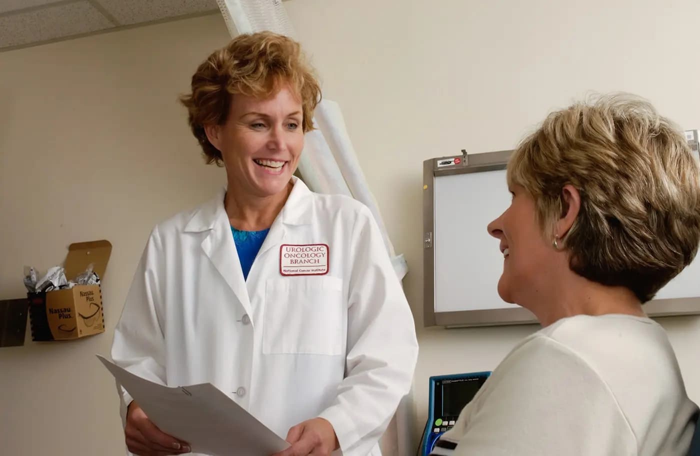 Healthcare team collaborating in a hospital